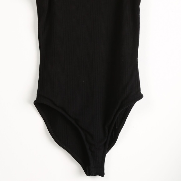 Blush Ribbed Bodysuit - Picture 5 of 6